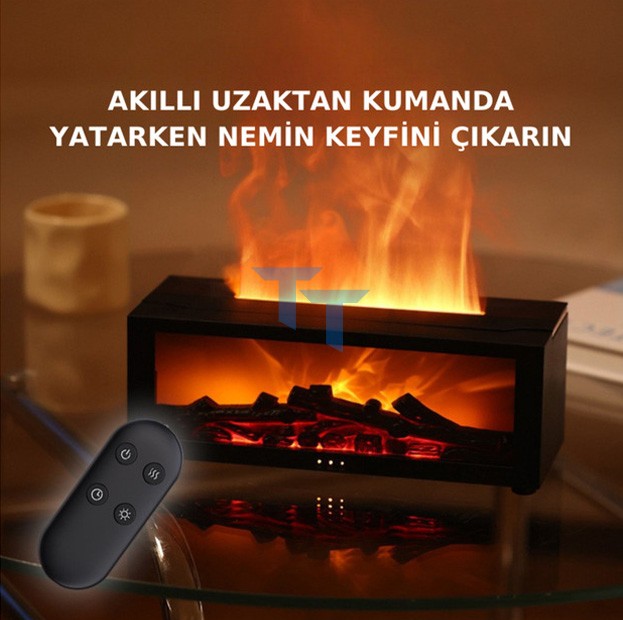 Şömineli Kumandalı Nemlendirici
